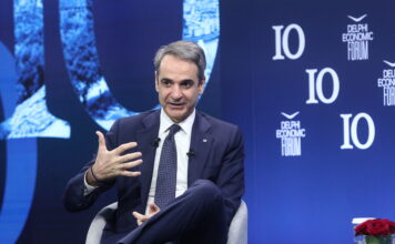 Ο Πρωθυπουργός Κυριάκος Μητσοτάκης στο 10ο Delphi Economic Forum