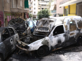 Πυρκαγιά σε Ι.Χ. αυτοκίνητα στην Κυψέλη