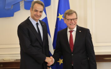 Ελλάδα–Γερμανία σε κοινή γραμμή για σταθερότητα και ασφάλεια στη Μέση Ανατολή