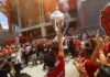Αποθέωση για την Αποστολή του Ολυμπιακού στο «Γ. Καραϊσκάκης» μετά το Final-4 της Μάλτας