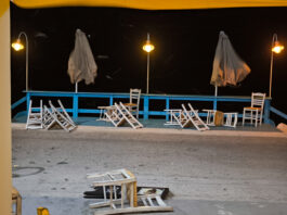 Δέντρα ξεριζώθηκαν και περιοχές βυθίστηκαν στο σκοτάδι στην Κέρκυρα